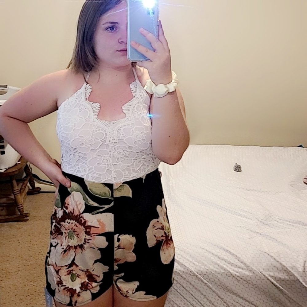 Adorable Summer Romper with tie back